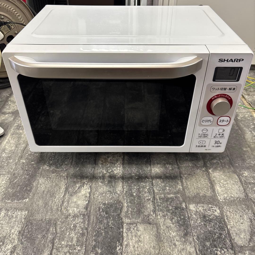 SHARP RE-TF1-W 単機能電子レンジ 20年製 - メルカリ