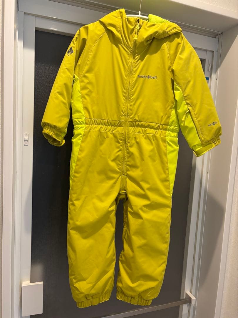 モンベル フード付きジャンプスーツ イエロー - メルカリ