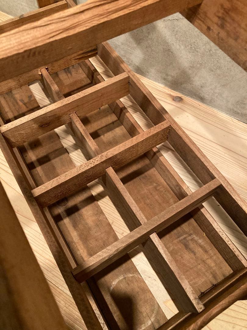 一升瓶ケース 椅子 ビールケース 木箱 ビンテージ インテリア 10本収納