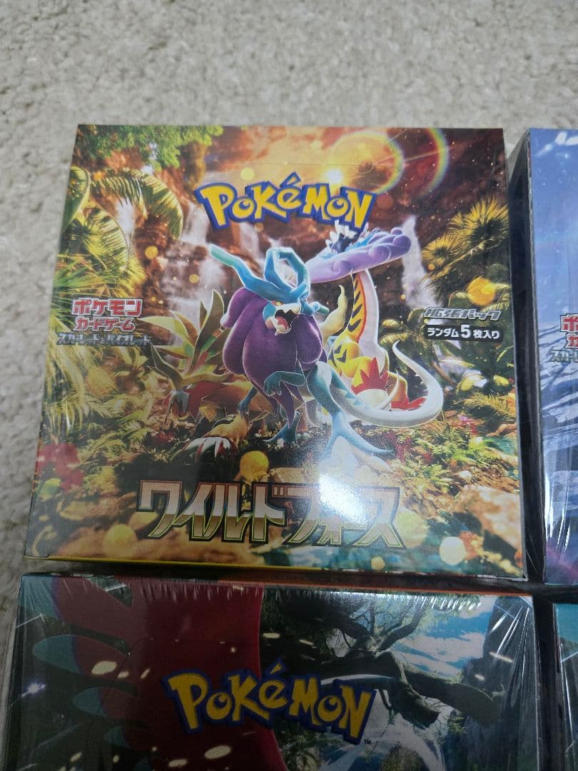 ポケモンカード4BOX シュリンク付き まとめ売り - メルカリ