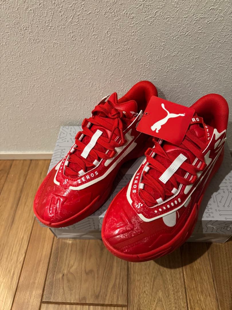 PUMA SCOOT ZEROS II レッド - メルカリ