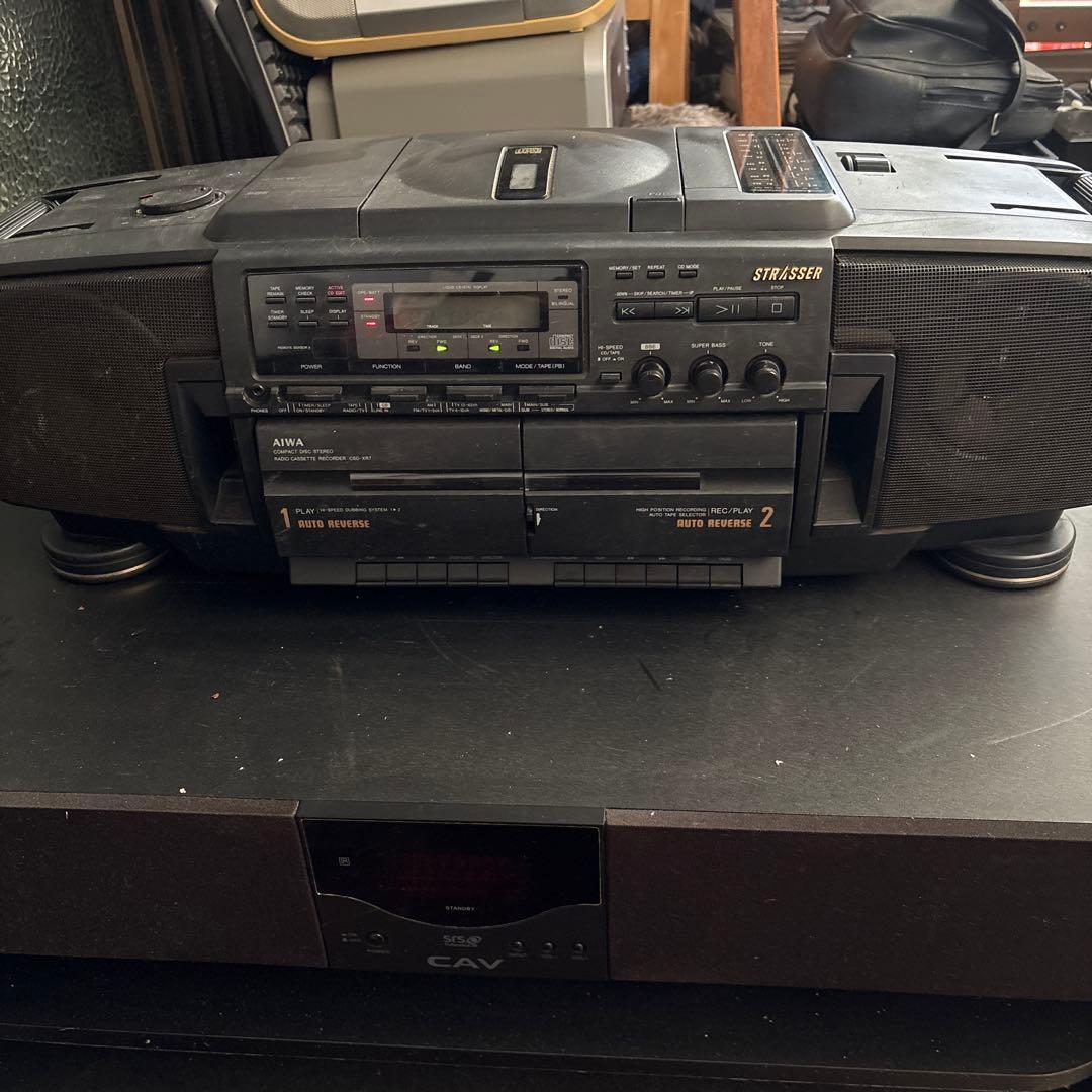 AIWA CSD-XR7 STRASSER CD ラジカセ ジャンク品 - メルカリ