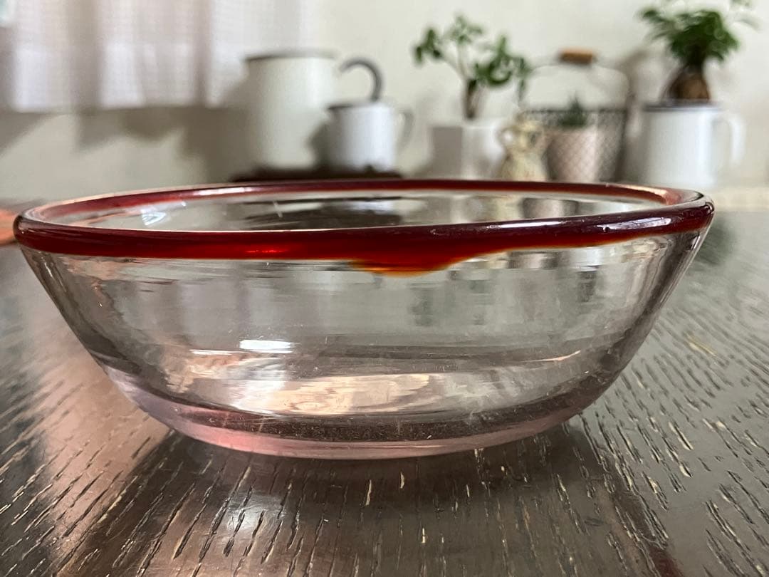 大正〜昭和の時代 昭和レトロ 大正浪漫 吹きガラス ガラス鉢 5枚