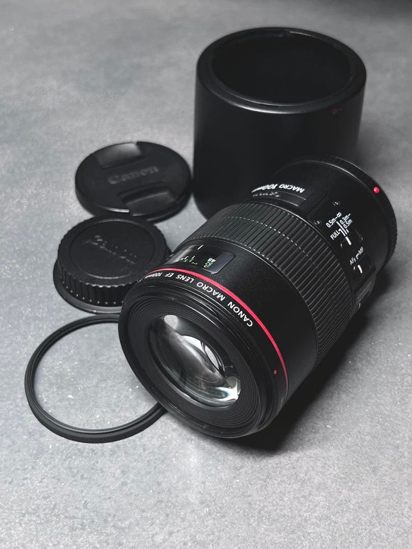 美品 Canon EF 100mm f/2.8L マクロ IS USM EF100mm F2.8L マクロ IS USM □納期約1週間:交換レンズ 通販
