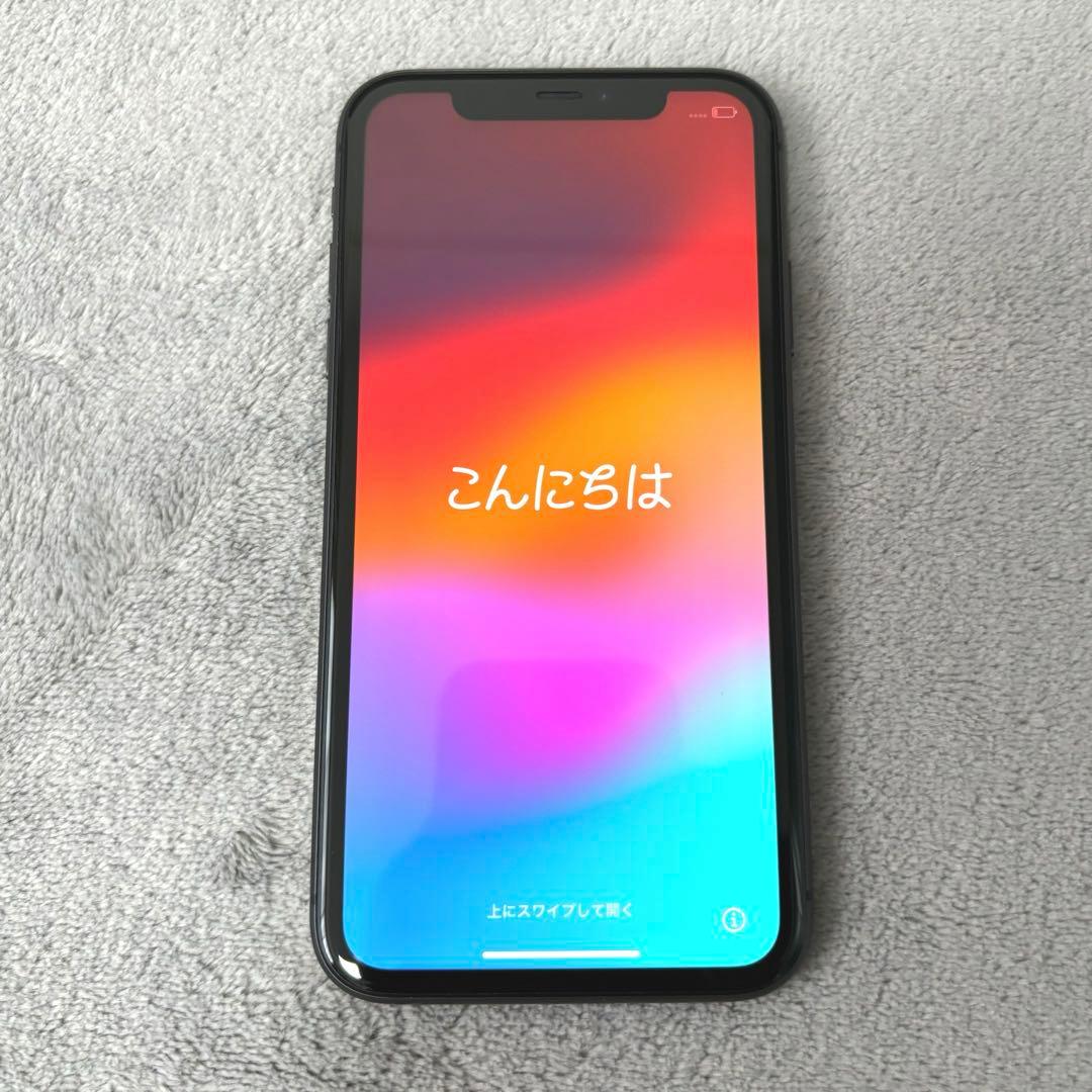 iPhone11 128GB ブラック SIMフリー　外箱付属品有 iPhone 11 ブラック 128 GB SIMフリー 付属品全て フィルム付き｜Yahoo
