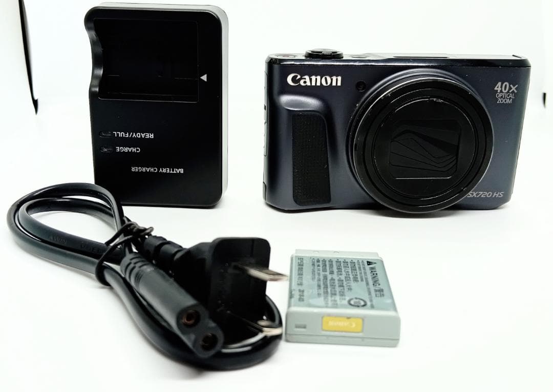 Canon PowerShot SX720 HS 20.3MP 40x 黒 カメラ PowerShot SX720」の
