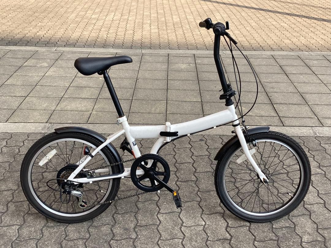 最終価格　超美品　20 折り畳み7段速小径　クロスバイク　自転車　ミニベロ　引取 21Technology 自転車 ミニベロ 20インチ 小径車 クロスバイク シマノ6