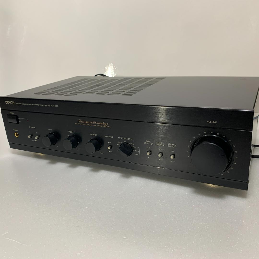 DENON PMA-390 プリメインアンプ　動作品　希少 Yahoo!オークション -「denon pma 390」の落札相場・落札価格