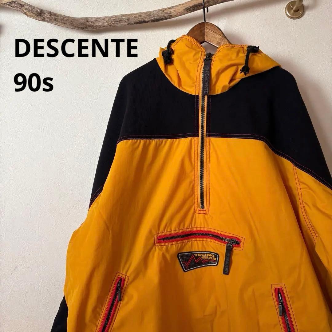 90s【DESCENTE デサント】Techno Gearナイロンジャケット - メルカリ