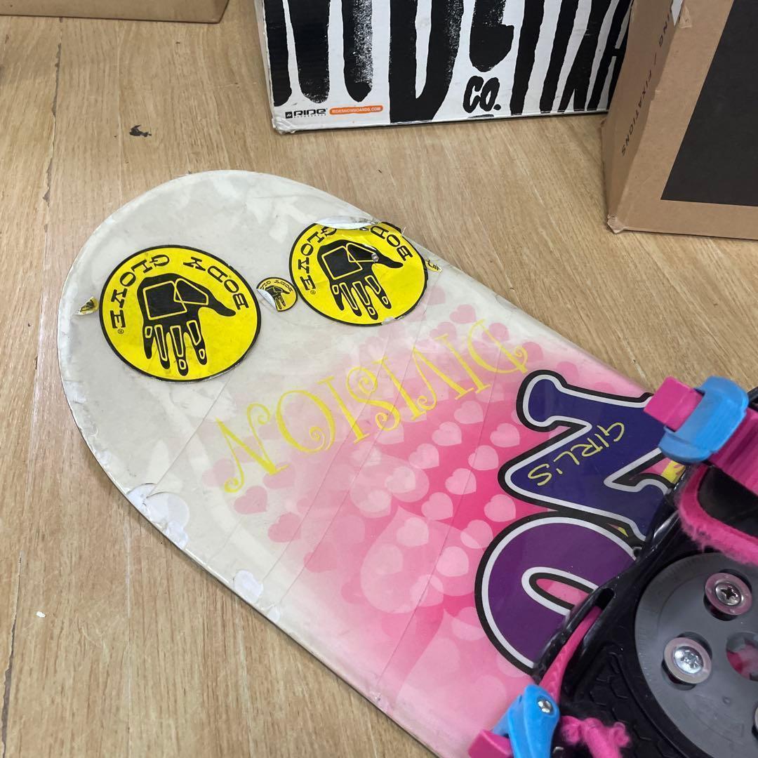 DIVISION×SWIVEL キッズスノーボードセット バイン付4点セット - メルカリ