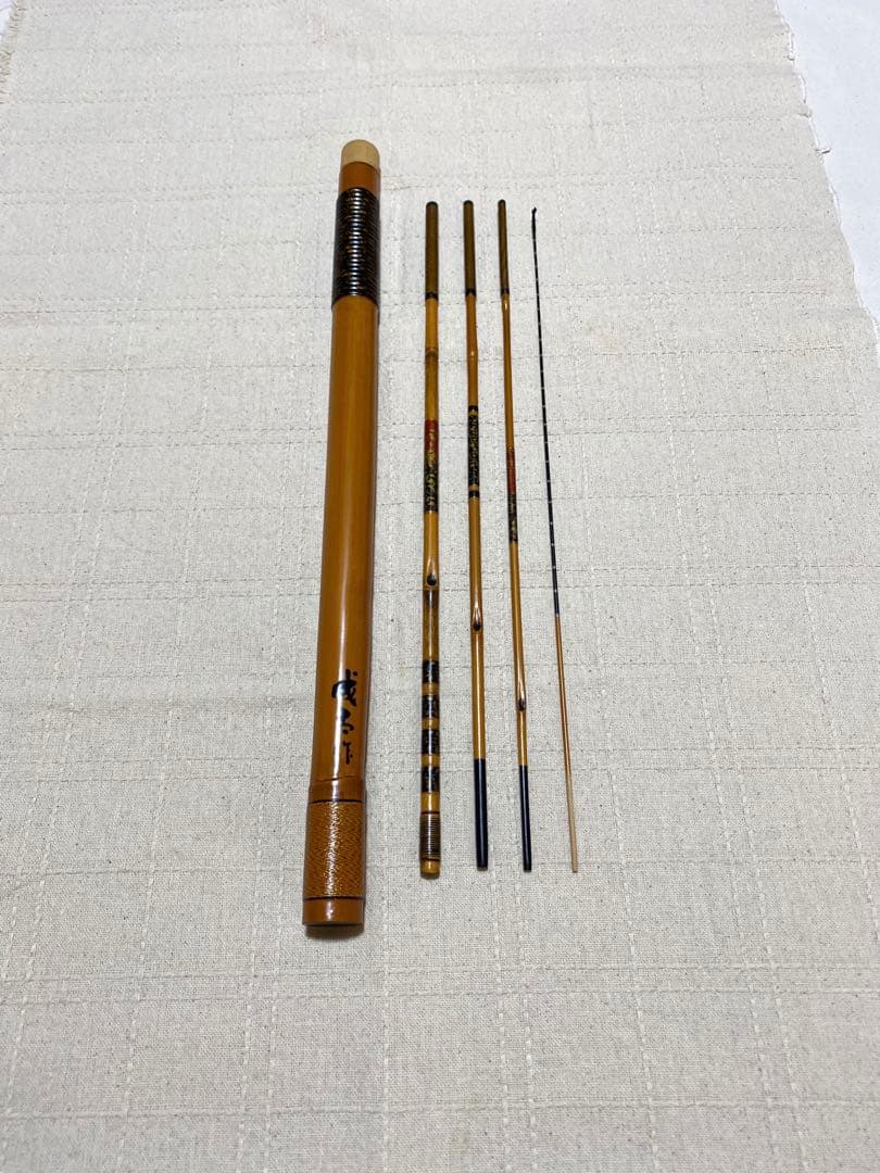 タナゴ竿 四本継 竹竿 和竿 鮒竿 - メルカリ
