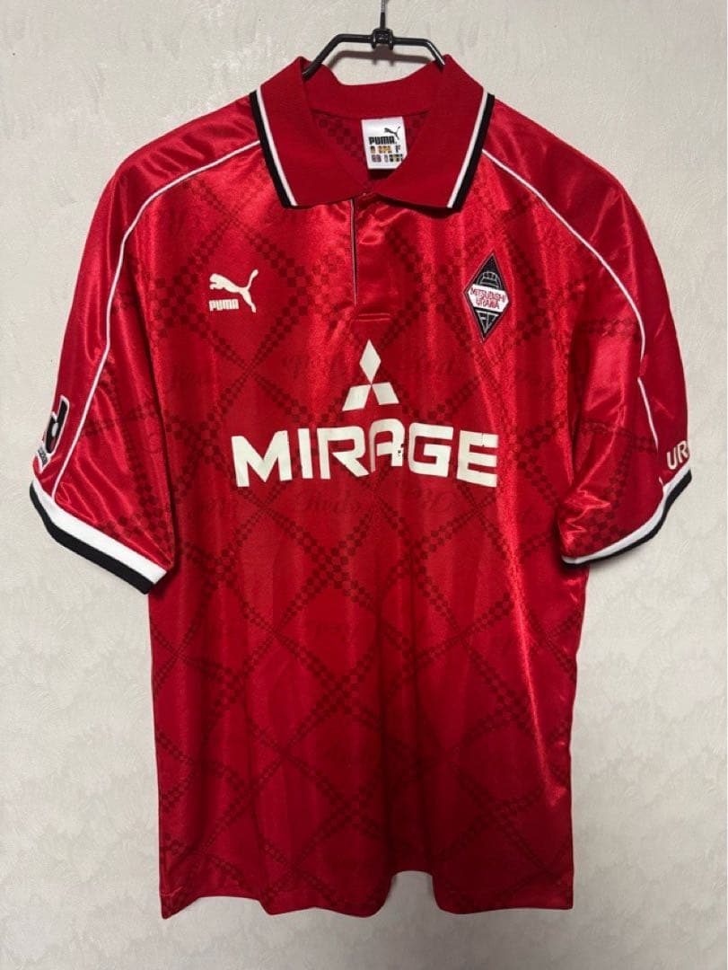 浦和レッズ ユニフォーム 98年 PUMA プーマ XOサイズ MIRAGE - メルカリ