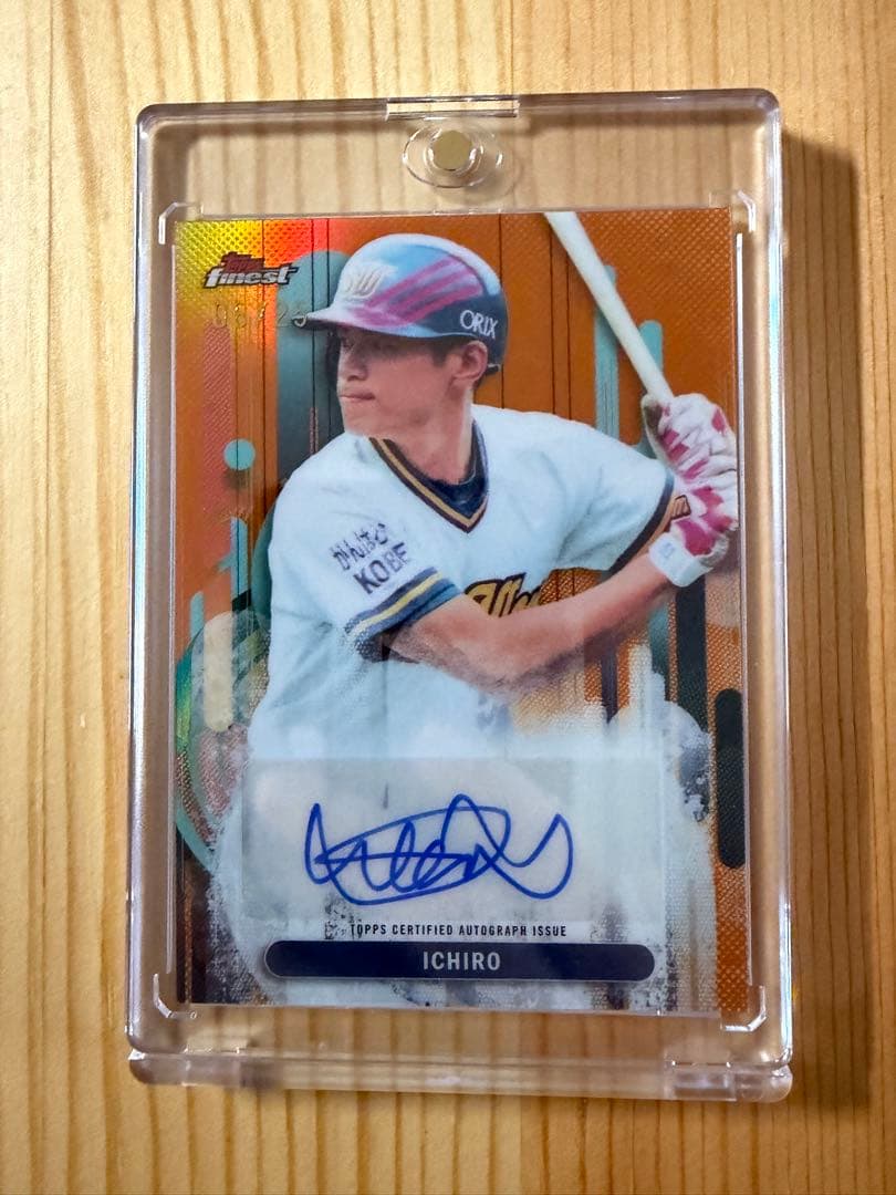 値下】Topps 2025 NPB Finest イチローオートカード - メルカリ
