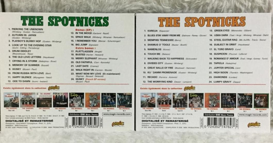 The SpotnicksのMagic盤デジパック仕様CD6枚セット