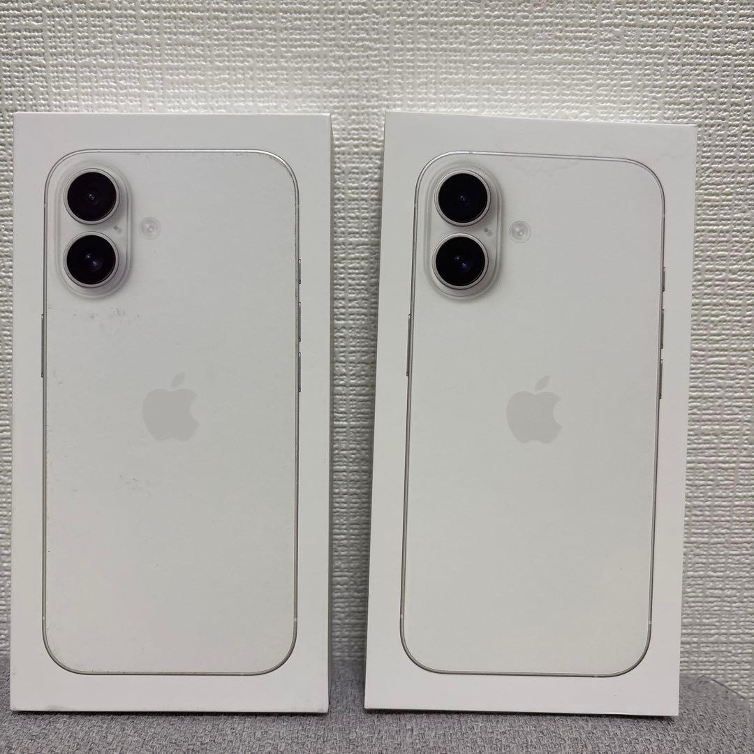 Apple iPhone16 ホワイト 箱のみ2セット - メルカリ