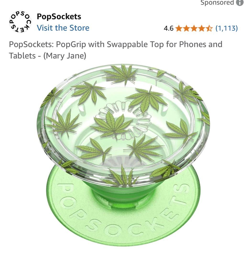 スマホアクセサリー PopSockets PopGrip Mary Jane Amazon.com: PopSockets: PopGrip with Swappable Top for Phones and