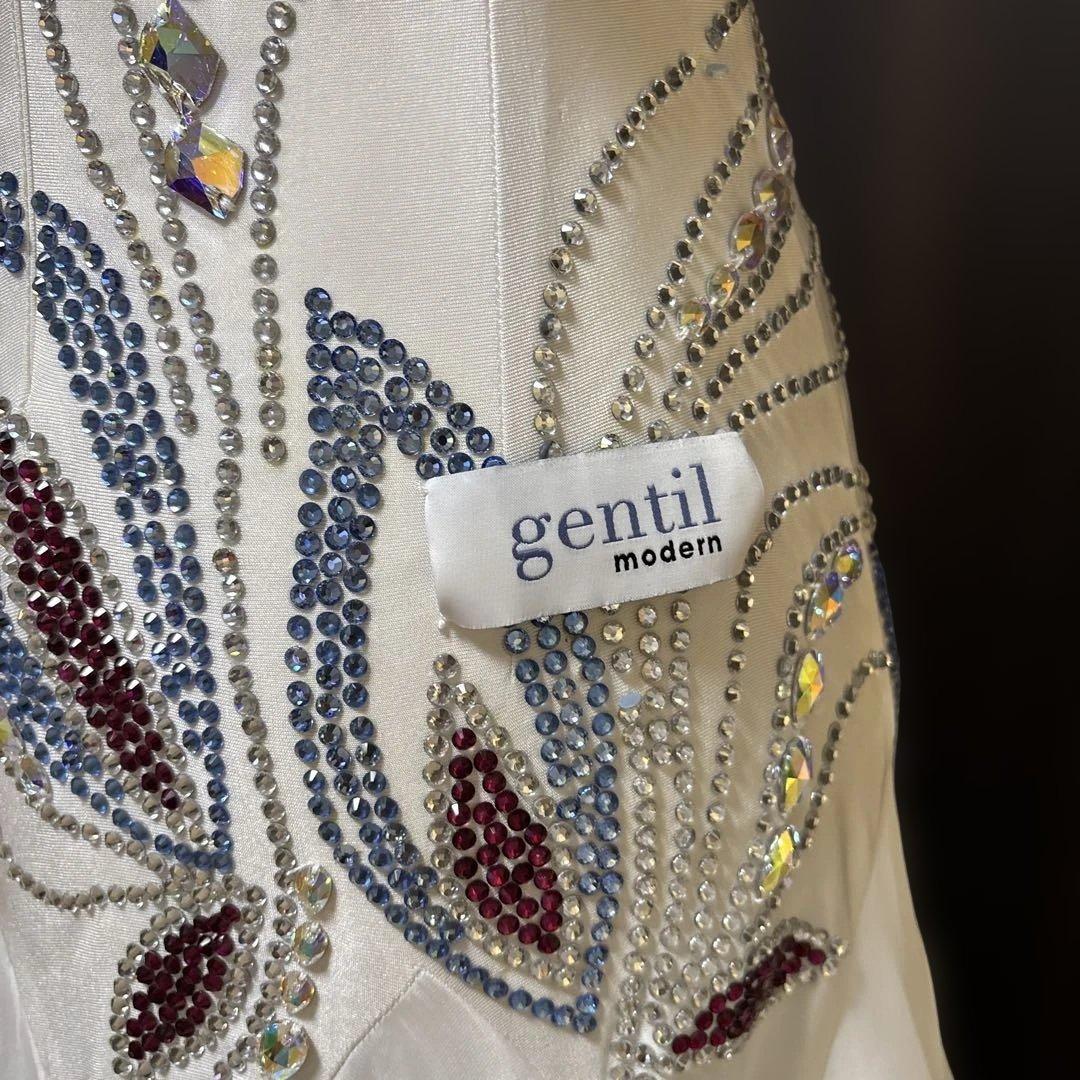 社交ダンス 白 ドレス 競技会 パーティー トライアル ジャンテイ 社交