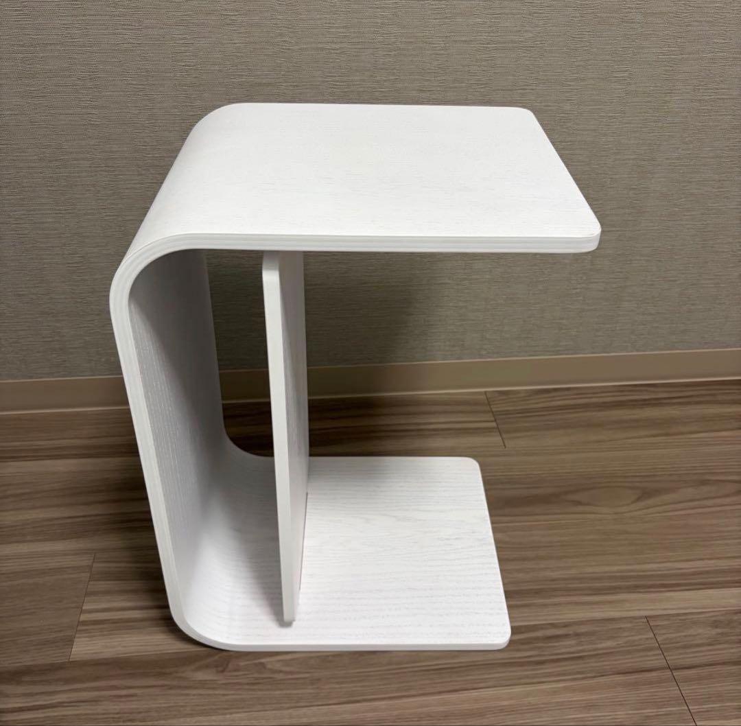 サイドテーブル おしゃれ コの字 2WAY 北欧 韓国 ホワイト - メルカリ