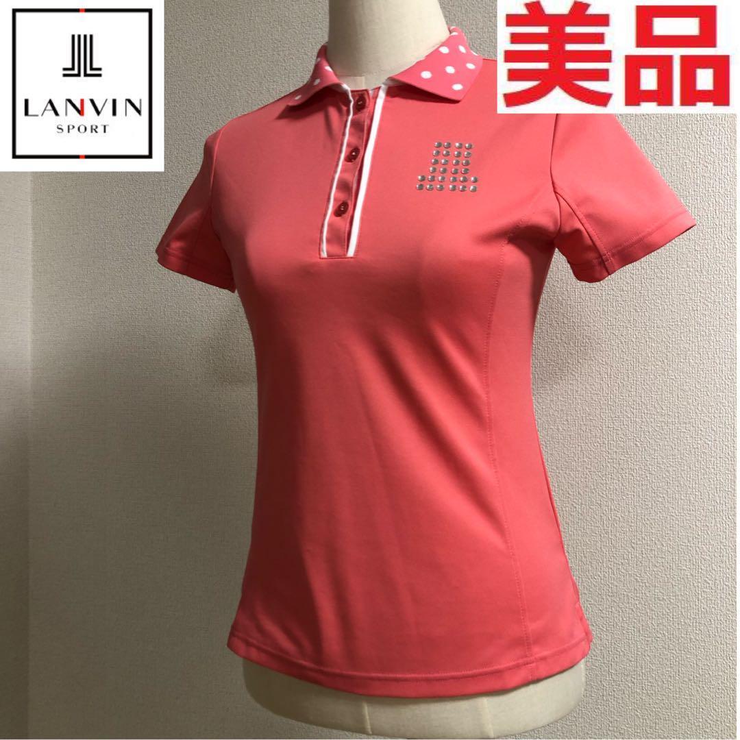 美品 ランバンスポール ゴルフ ポロシャツ ピンク 系 サイズ38 中古・古着通販】LANVIN SPORT (ランバン スポーツ) ゴルフウェア