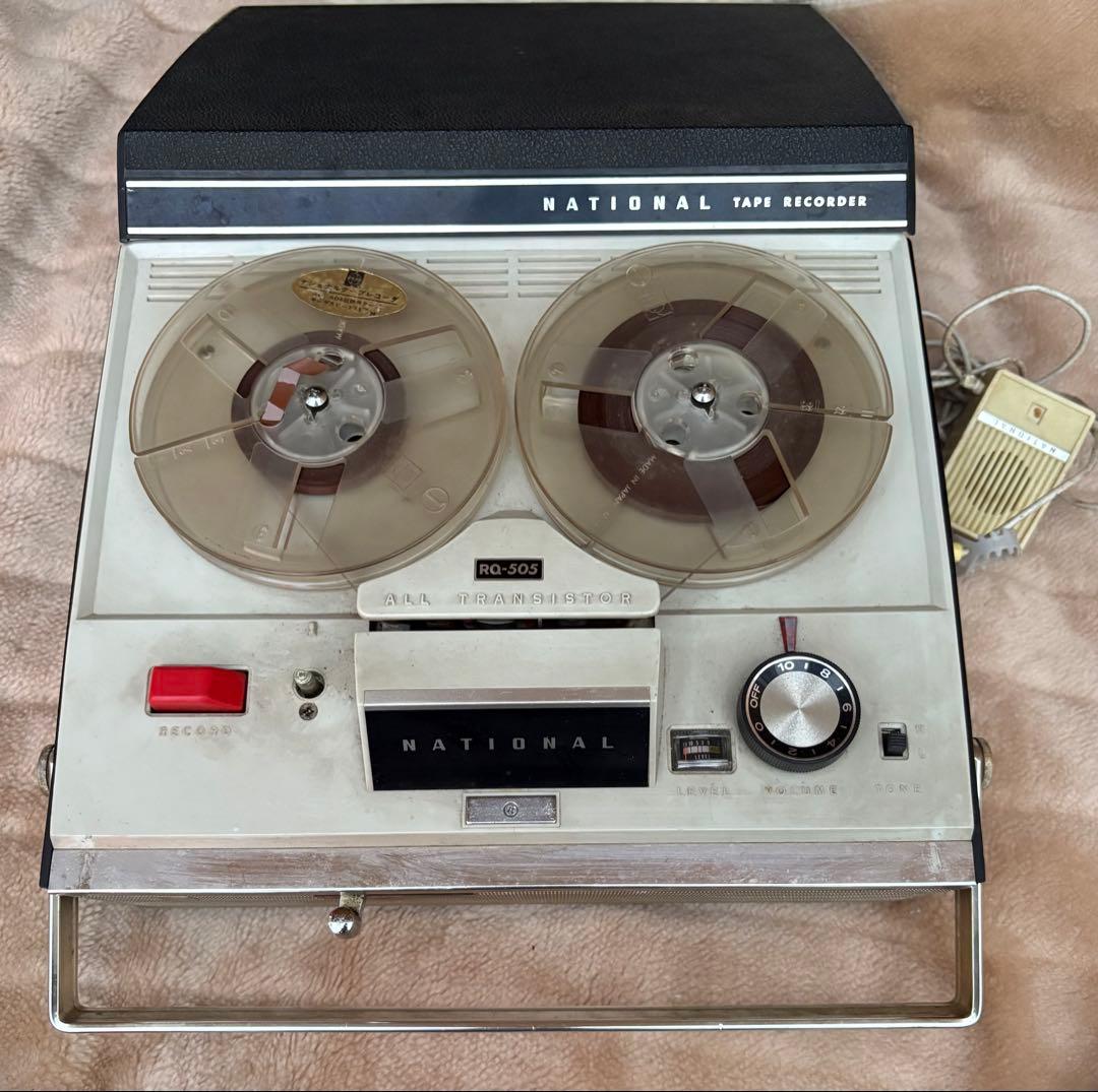 現状品】ナショナル オープンリール テープレコーダーQR-505 昭和