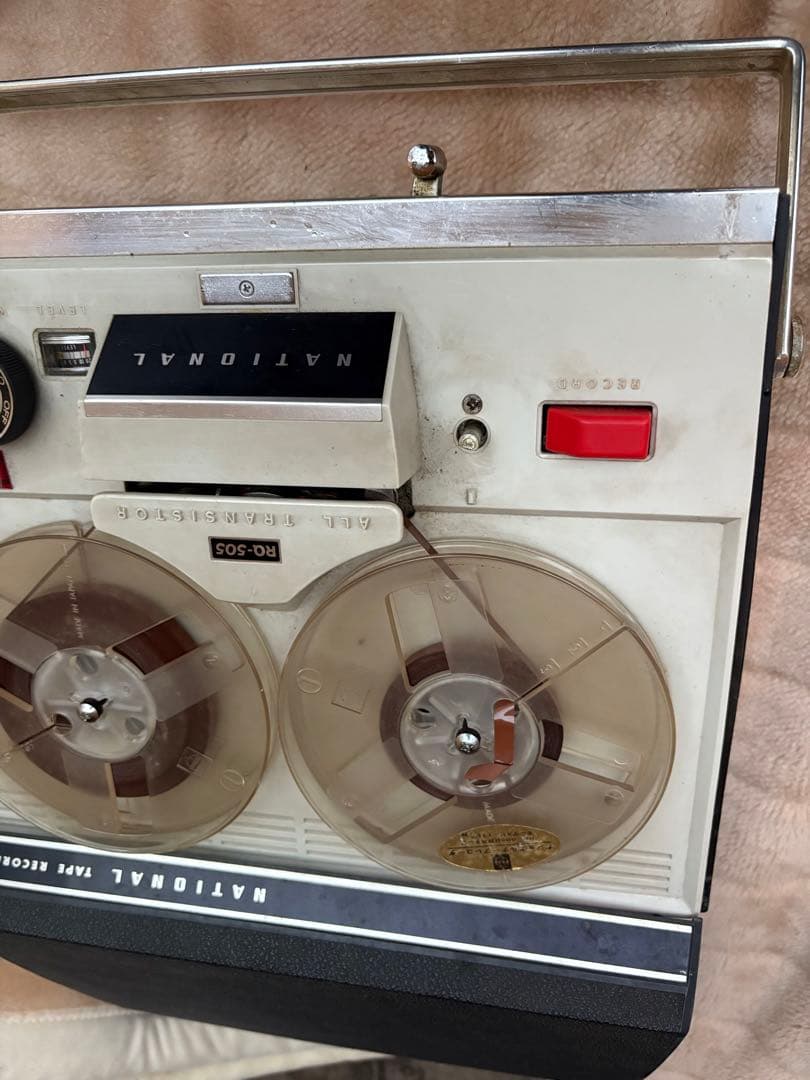 現状品】ナショナル オープンリール テープレコーダーQR-505 昭和