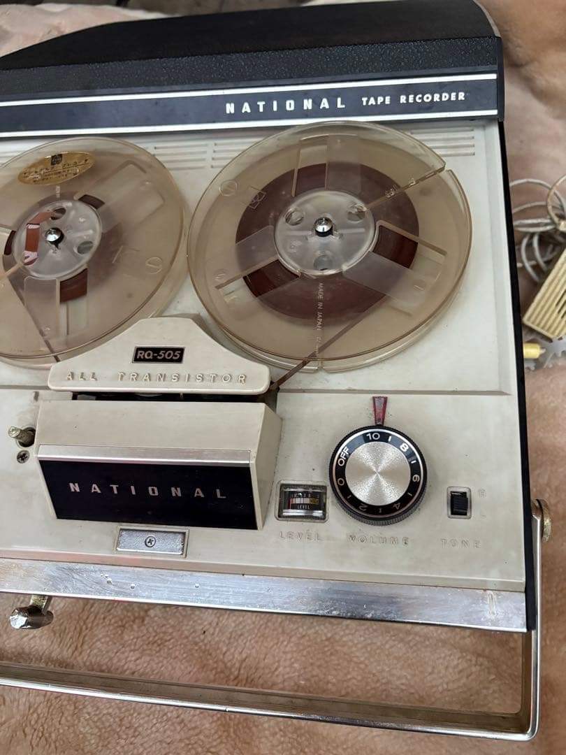 現状品】ナショナル オープンリール テープレコーダーQR-505 昭和