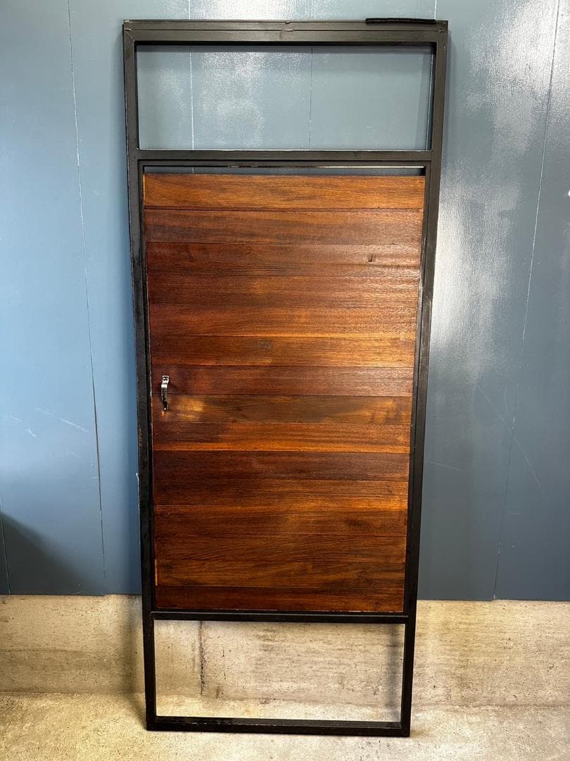 アイアン扉 アイアンドア スライド扉 扉 ドア 門扉 板戸 スライド.. ◇アイアン製引戸門扉・アルミ製スライド式ドアのオーダーメイド製作