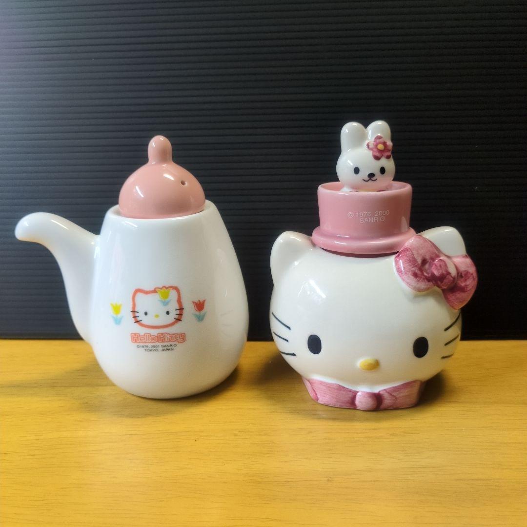 ハローキティ 陶器製調味料入れ - メルカリ