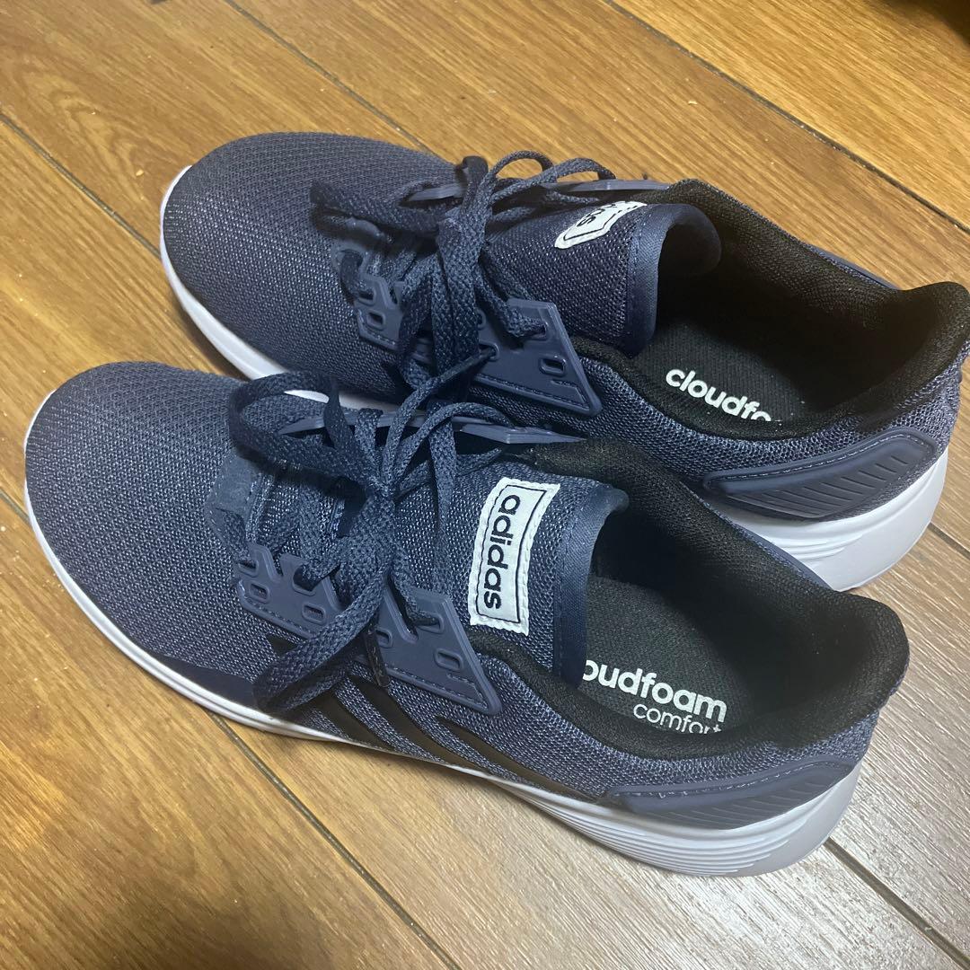 adidas cloudfoam comfort ネイビー - メルカリ