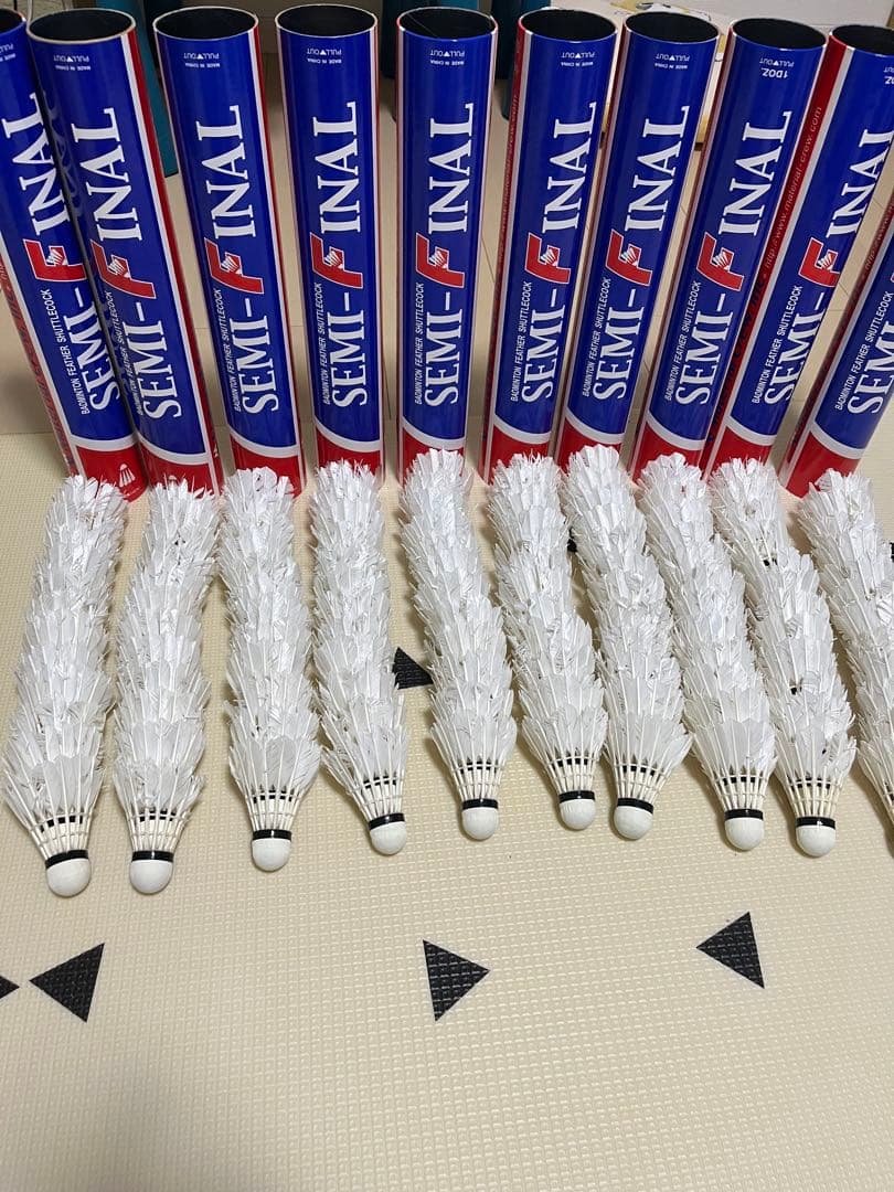 セミファイナル ニューオフィシャル新品 バドミントンシャトル 120個