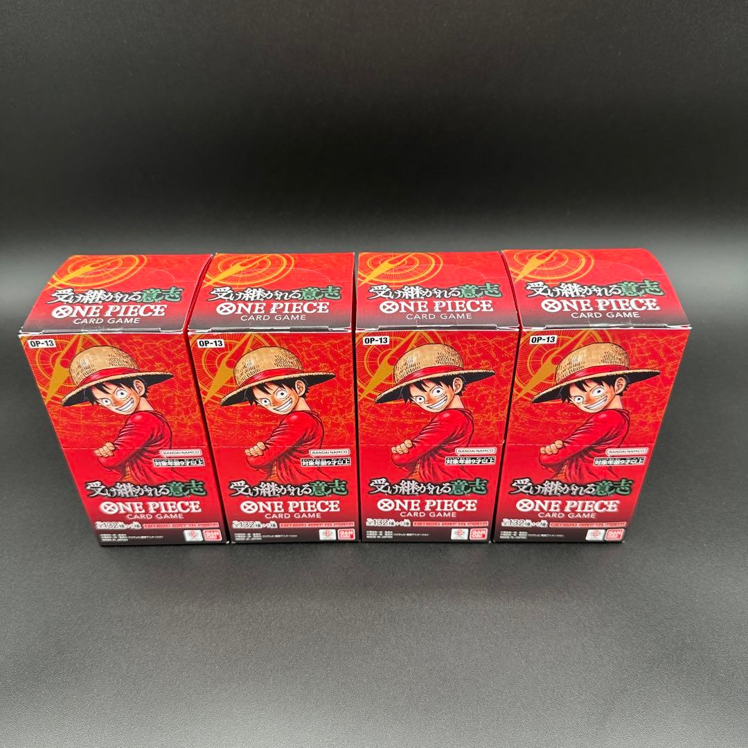 ONE PIECE 受け継がれる意志 4BOX テープカット 封入率一致 - メルカリ