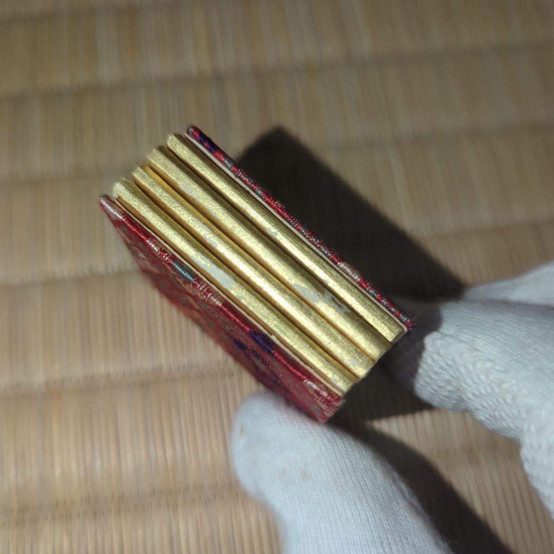 稀少！古い雛道具 花の絵の折り本