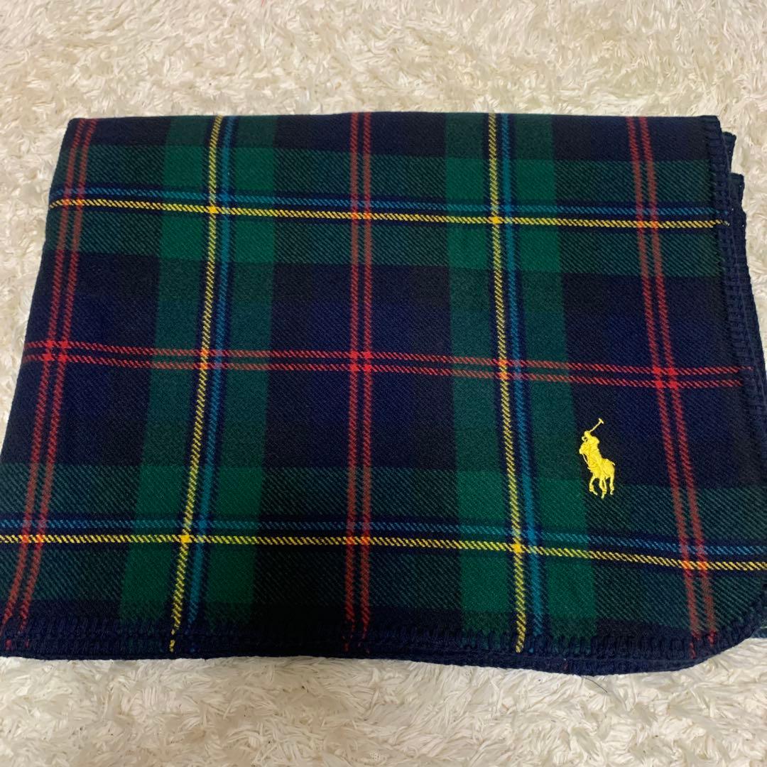 Ralph Lauren タータンチェック ブランケット - メルカリ