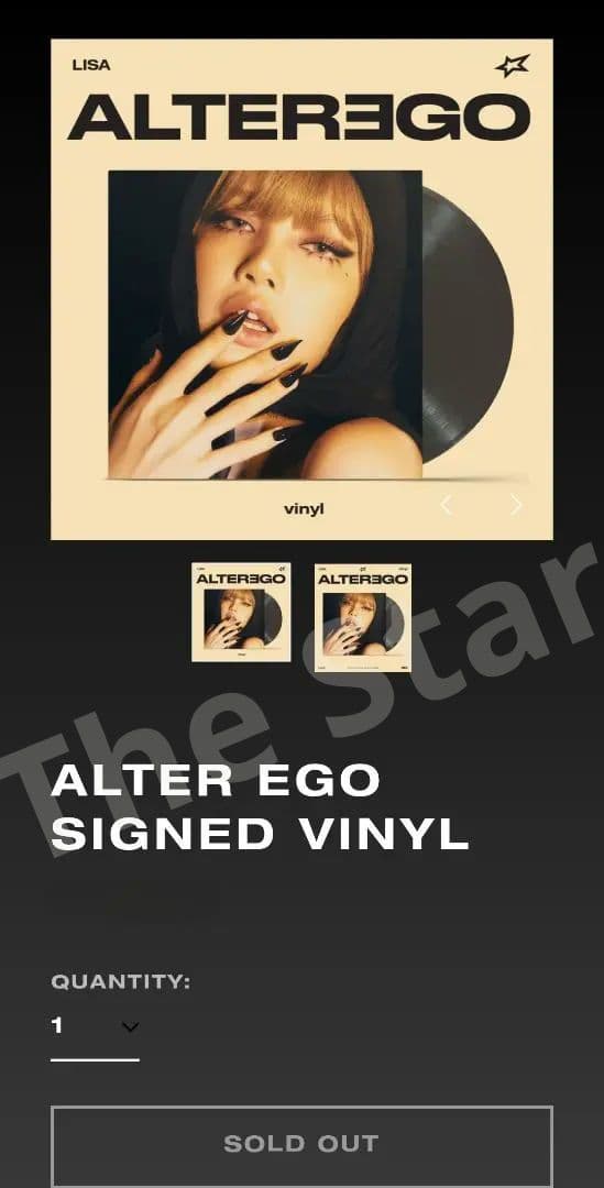 ALTER EGO LISA サイン入 vinyl blackpink レコード - メルカリ
