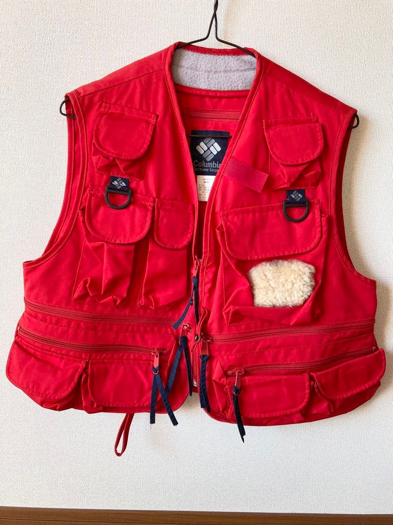 USED】columbia コロンビア フィッシング ベスト ヴィンテージ - メルカリ
