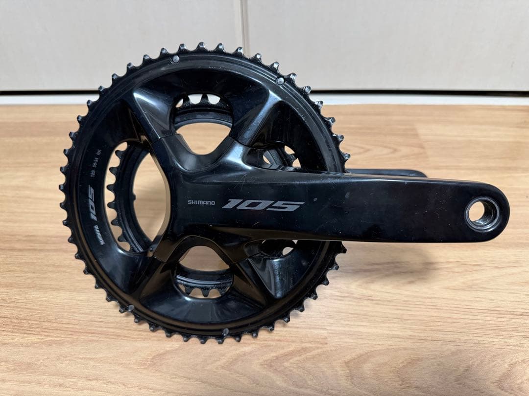 Shimano 105 クランクセット 50/34T ブラック SHIMANO 105 クランクセット 2x12スピード
