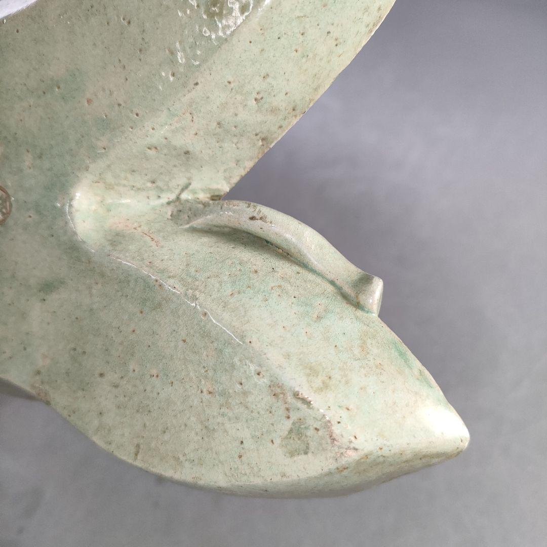 A1144-7/橋本亭 造/江戸後期古箕面焼唐草文V型皿5