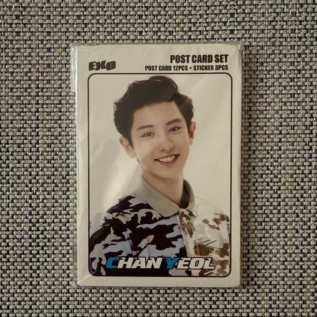 EXO チャニョル】 ポストカード＆ステッカー セット - メルカリ