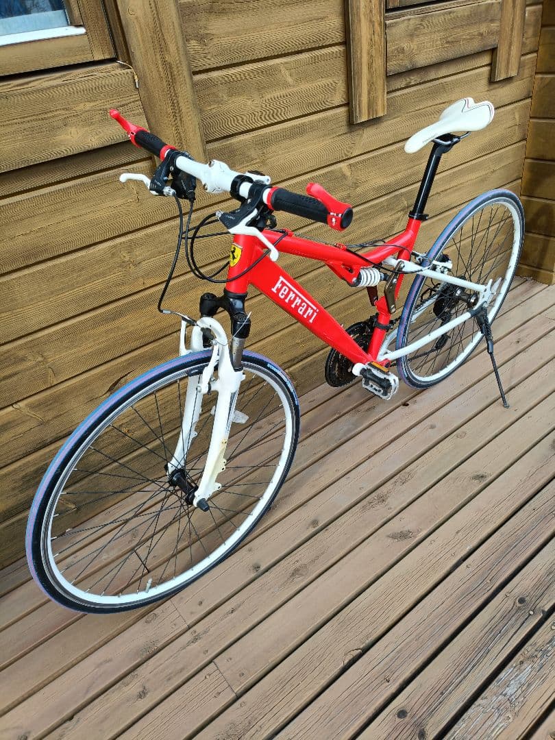 Ferrari フェラーリクロスバイク 前後サスペンション - メルカリ