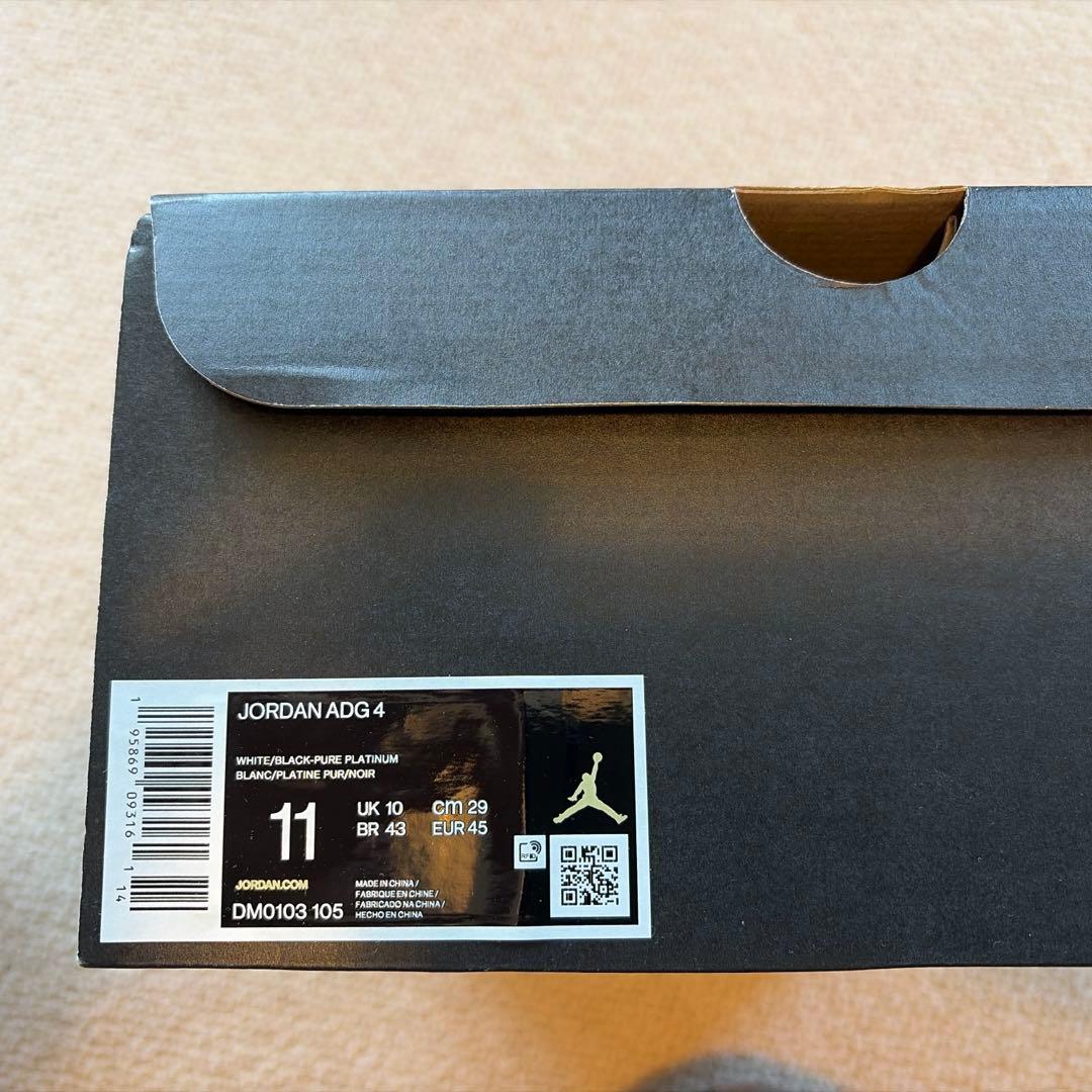 NIKE Jordan ADG 4 ゴルフシューズ ホワイト 29cm US11 - メルカリ