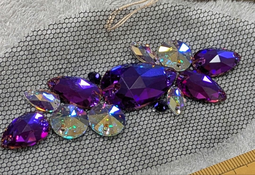 Lilly Dance Hair 社交ダンス 髪飾り スワロフスキー 競技ダンス