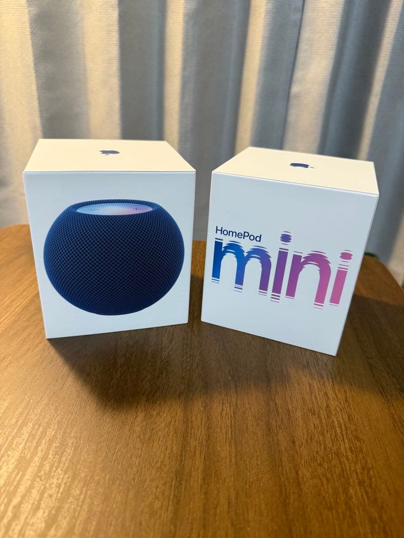 Pod mini ブルー Apple HomePod mini Blue MJ2C3LL/A - Best Buy