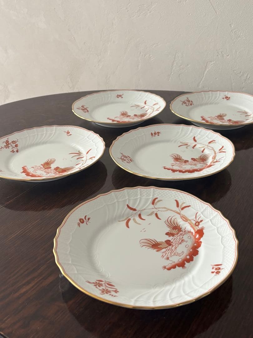 リチャードジノリ レッドコック 約20cm 5枚セット - メルカリ