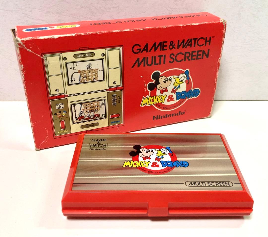 任天堂 ゲームウォッチ ミッキーマウス【箱・説明書付き】 ゲーム