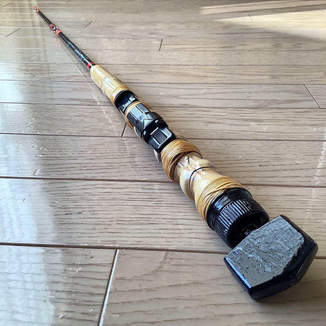 筏竿(自作) 布袋竹 螺鈿仕上 | Shop at Mercari from Japan! | Buyee