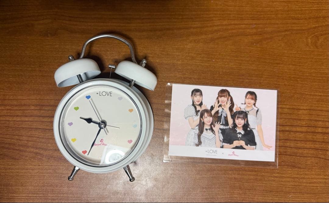 =LOVE✖️Angel Heart コラボ 目覚まし時計＆ポストカード LOVE(イコラブ)コラボ目覚まし予約受注 | 株式会社ザ・クロックハウス
