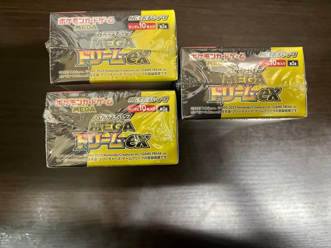 メガドリームexシュリンク付き3ボックス - メルカリ