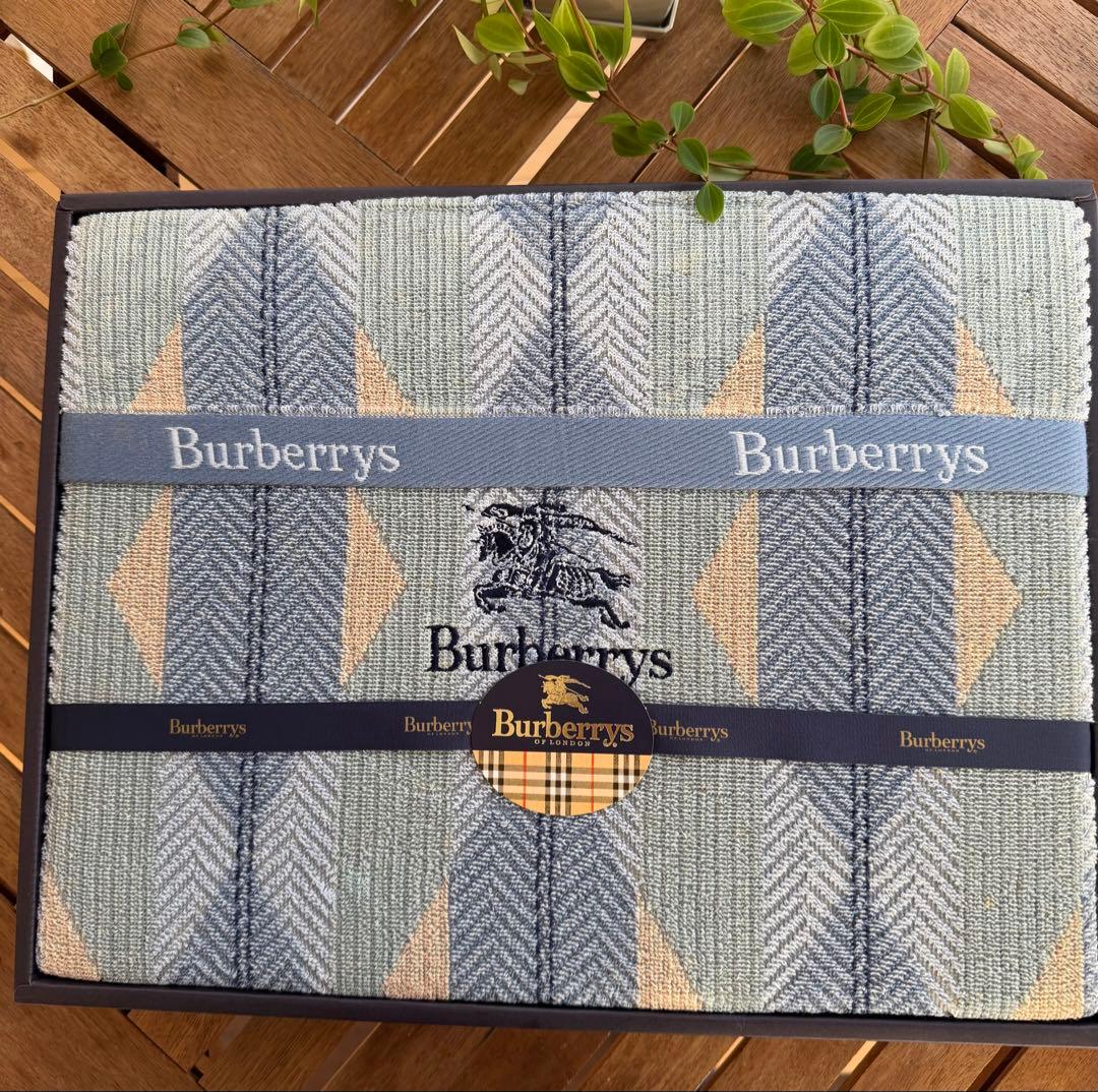 新品未使用】Burberrys バーバリータオルケット 西川産業 シングル