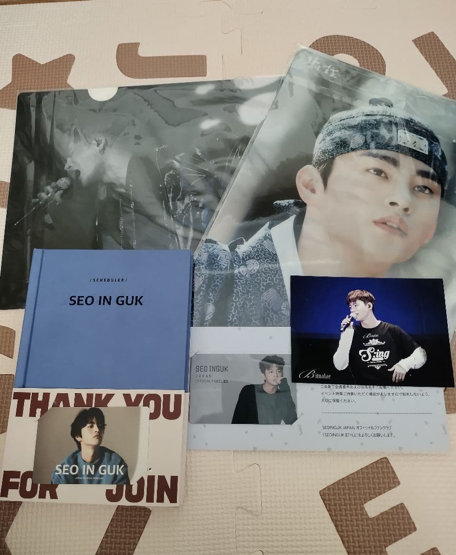 ソ・イングク　ファンクラブ　スケジュール帳　クリアファイル ソ・イングク ファンクラブ スケジュール帳 クリアファイル ソ