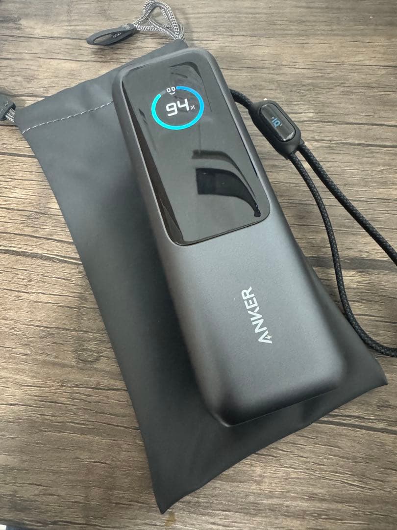 スマホアクセサリー Anker Power Bank (25,000mAh) Anker（アンカー） Anker Power Bank 25000mAh, Built-In & 巻取り式